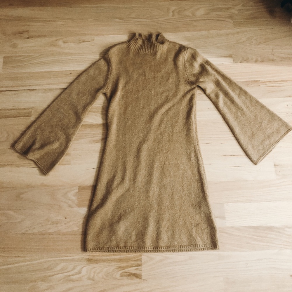 Bell Sleeved Sweater Dress by Bardot